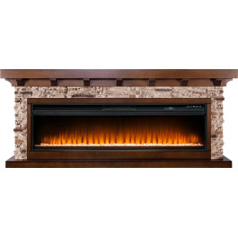 Royal Flame Chalet 60 - Темный дуб с очагом Vision 60 LED