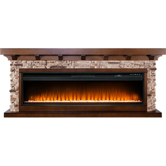 Royal Flame Chalet 60 - Темный дуб с очагом Vision 60 LED