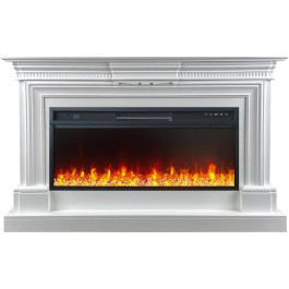 Royal Flame Chelsea - Белый (Ширина 1350 мм) с очагом Vision 42 LED