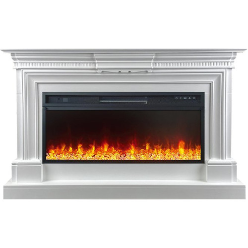 Royal Flame Chelsea - Белый (Ширина 1350 мм) с очагом Vision 42 LED