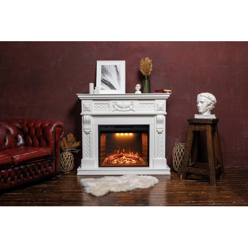 Royal Flame Corsica - Матовый белый с очагом Vision 42 LED