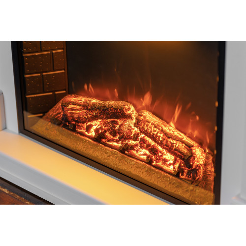 Royal Flame Corsica - Матовый белый с очагом Vision 42 LED