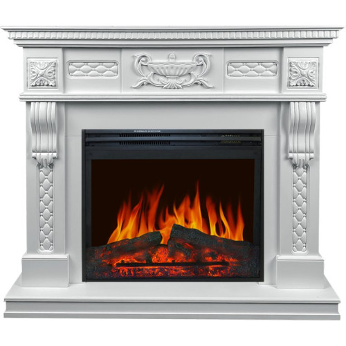 Royal Flame Corsica - Матовый белый (Высота 1110мм) с очагом Jupiter FX New