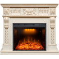 Royal Flame Corsica - Слоновая кость с патиной с очагом Emerald 28