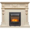 Royal Flame Corsica - Слоновая кость с патиной (Ширина 1100) с очагом Aspen Black