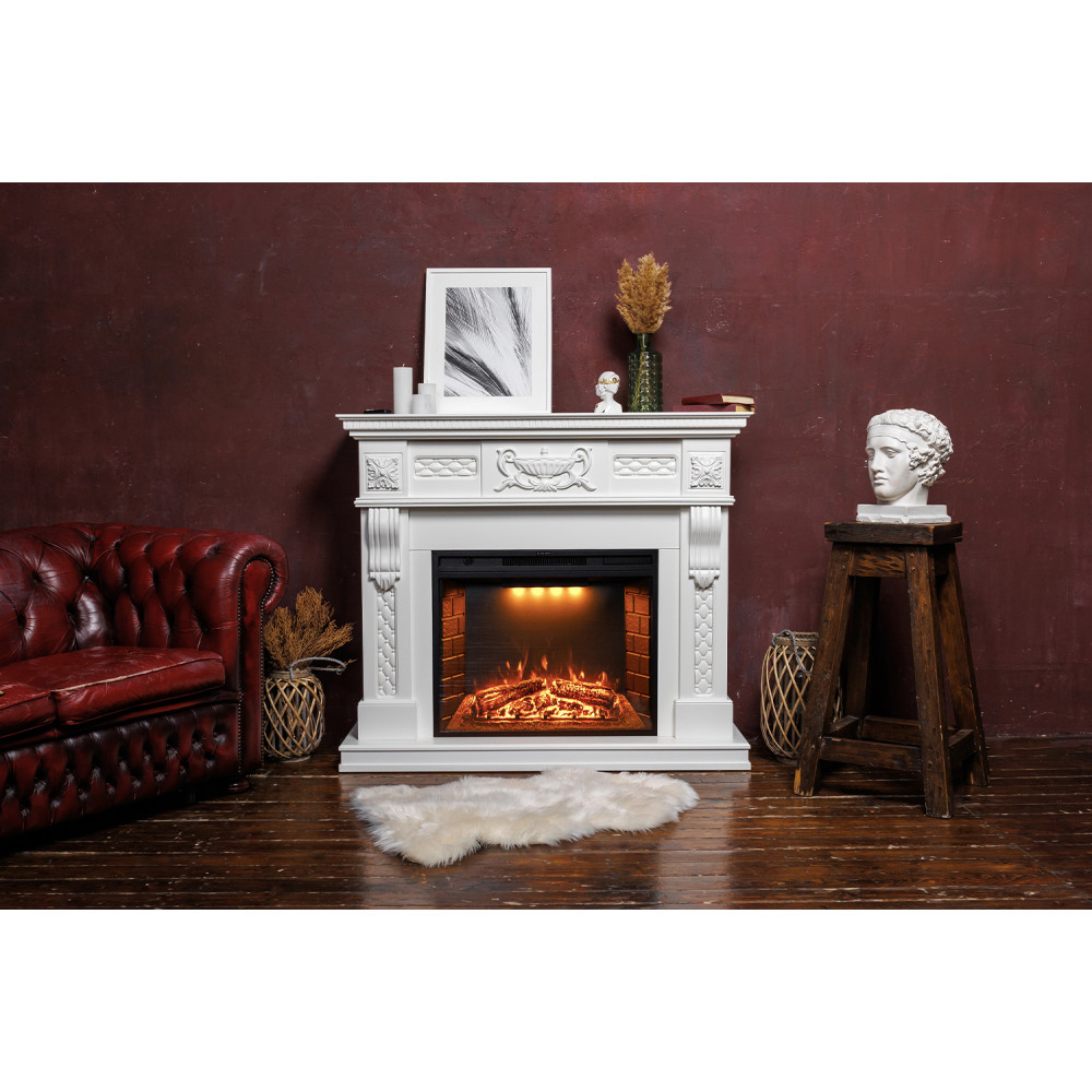 Royal Flame Corsica - Слоновая кость с патиной (Ширина 1500 мм)