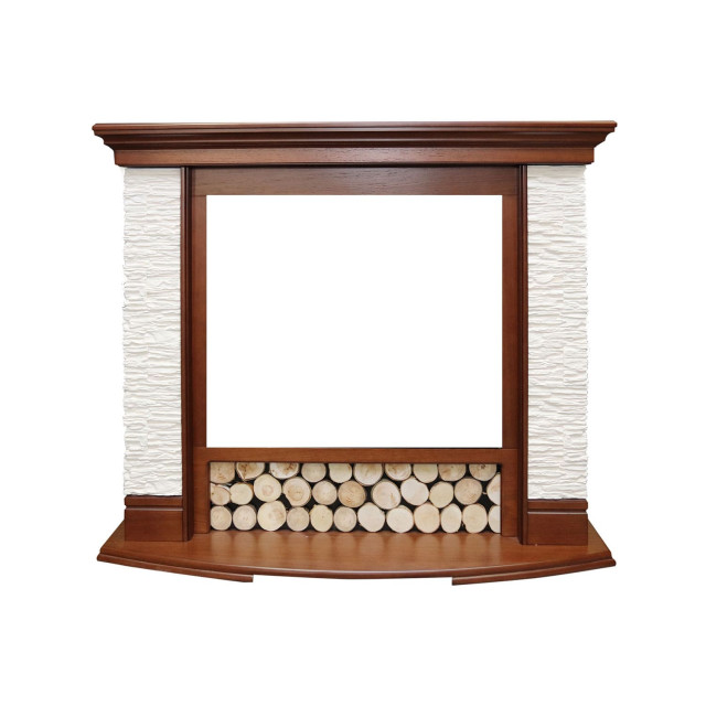 Dimplex Country - Орех/Сланец белый
