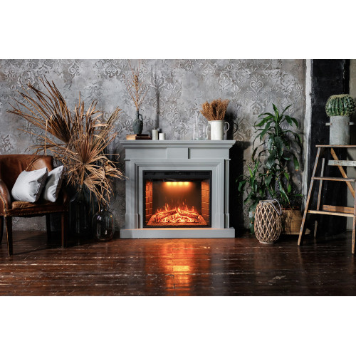 Royal Flame Coventry - Белый с очагом Emerald 28