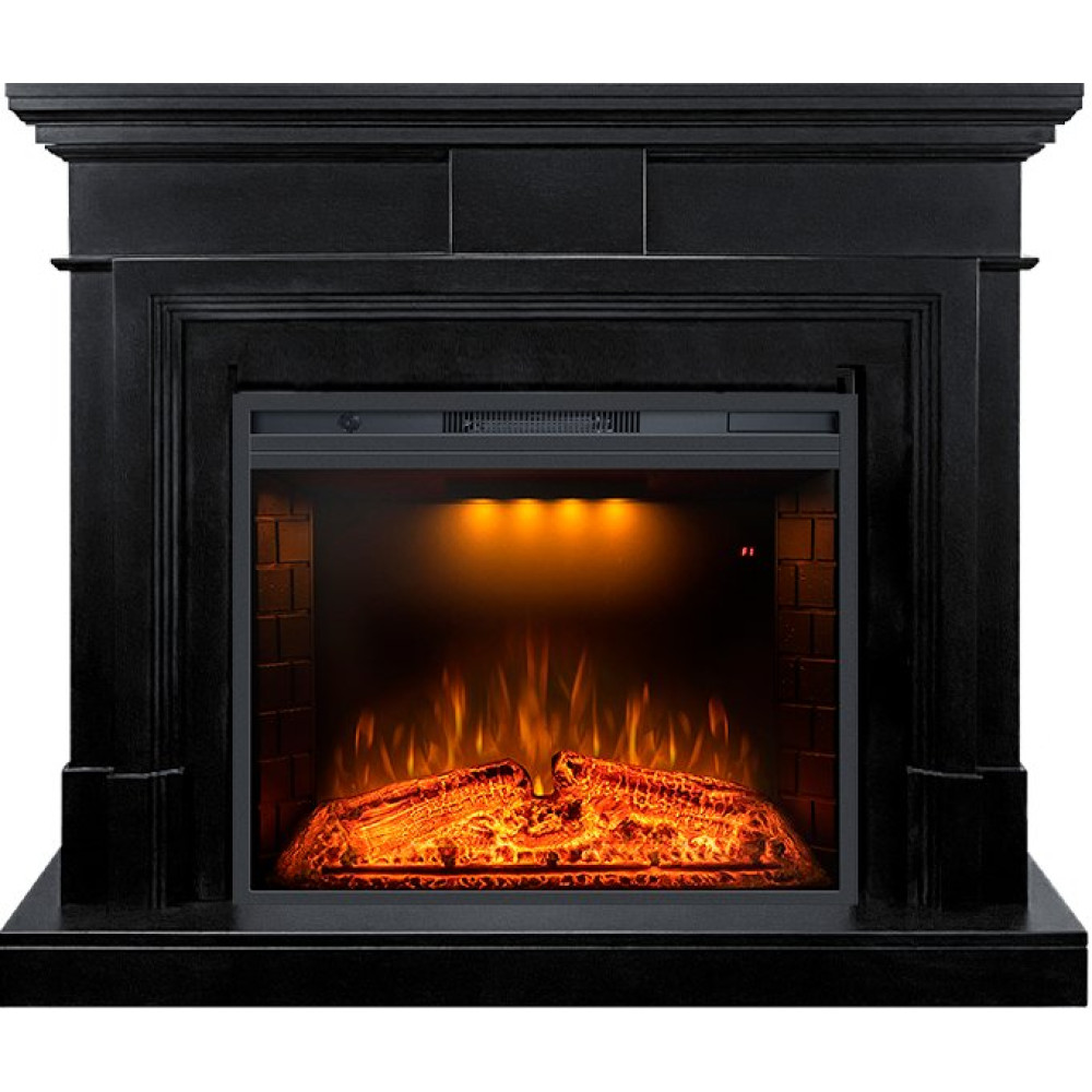 Royal Flame Coventry - Черный с очагом Emerald 28