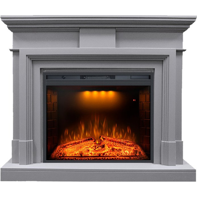 Royal Flame Coventry Grey - Серый с очагом Emerald 28