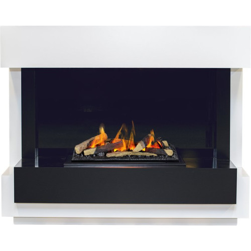 Dimplex Cube - Белый с черным с очагом Cassette 600 LNH-INT