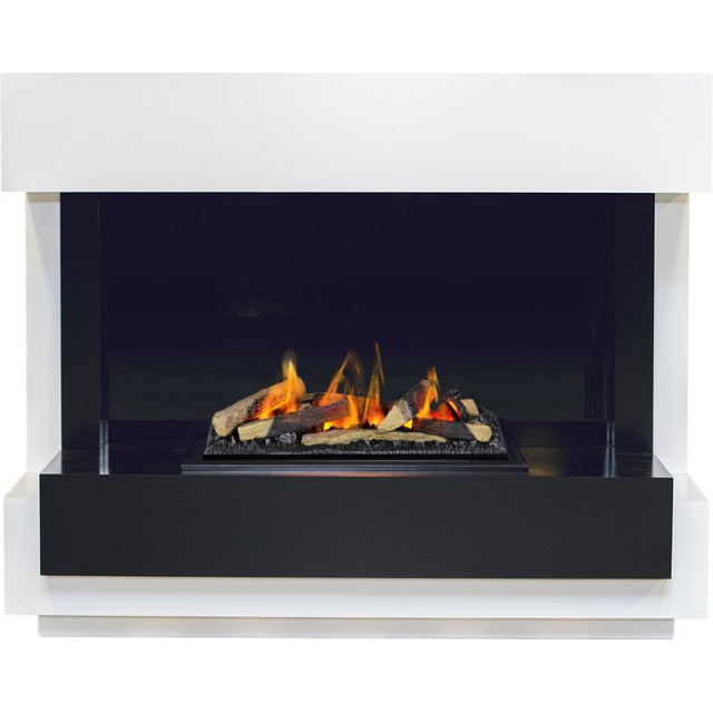 Dimplex Cube - Белый с черным с очагом Cassette 600 LNH-INT