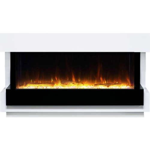 Royal Flame Cube 50 - Белый с черным с очагом Astra 50 RF