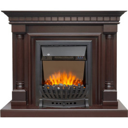 Royal Flame Dallas - Темный дуб с очагом Aspen Black