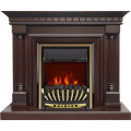 Royal Flame Dallas - Темный дуб с очагом Aspen Gold