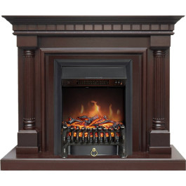 Royal Flame Dallas - Темный дуб с очагом Fobos FX Black