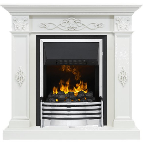 Dimplex Derby - Белый дуб с очагом Flagstaff