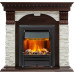 Dimplex Dublin - Темный дуб / Сланец белый с очагом Brookline Black