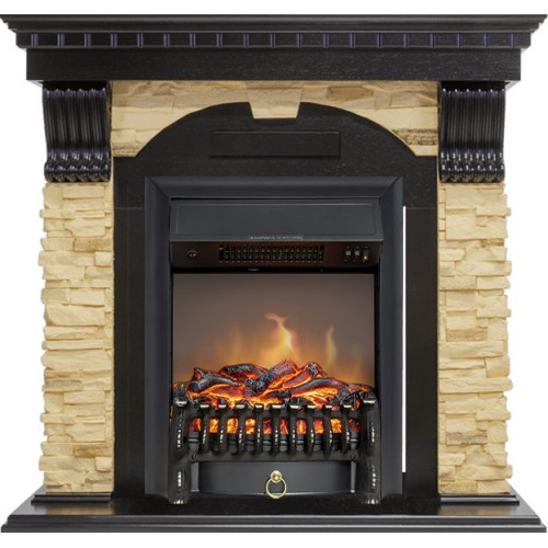 Royal Flame Dublin - Венге / Сланец с очагом Fobos FX M Black