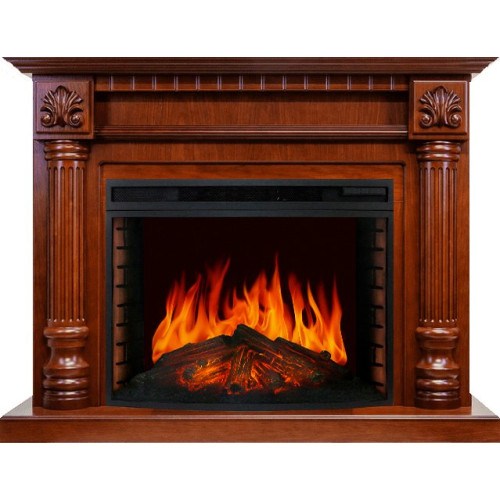 Royal Flame Edinburg - Орех с очагом Dioramic 33 LED FX