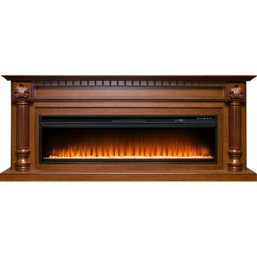 Royal Flame Edinburg 60 - Орех с очагом Vision 60 LED