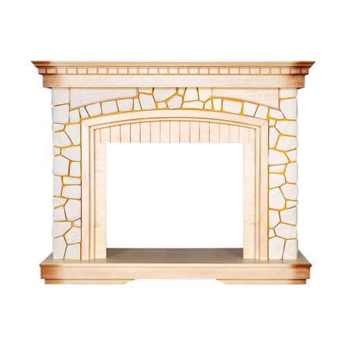 Dimplex Glasgow - Слоновая кость, патина / Шампань (Высота 1070мм) с очагом Symphony 26 DF2608-INT