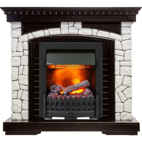 Dimplex Glasgow - Венге / Белый с очагом Danville Black FB2 Dimplex Glasgow - Венге / Белый с очагом Danville Black FB2