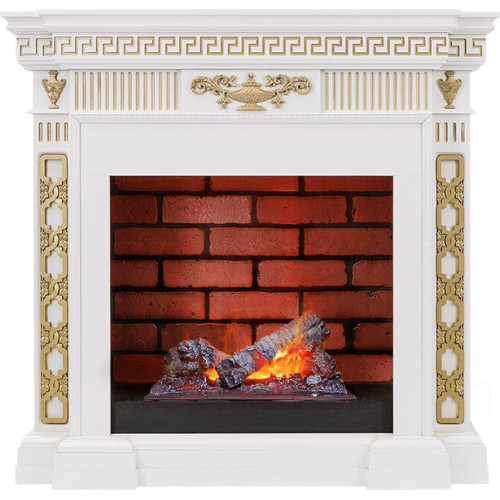 Dimplex Greece - Белый с золотом с очагом Cassette 400 NH Dimplex Greece - Белый с золотом с очагом Cassette 400 NH