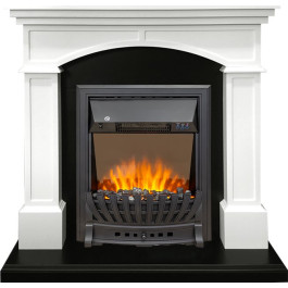 Royal Flame Langford - Белый с черным с очагом Aspen Black