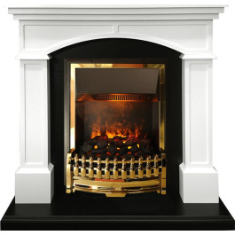 Dimplex Langford - Белый с черным с очагом Atherton