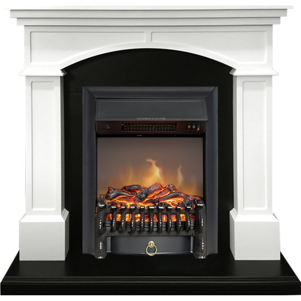 Royal Flame Langford - Белый с черным с очагом Fobos FX M Black