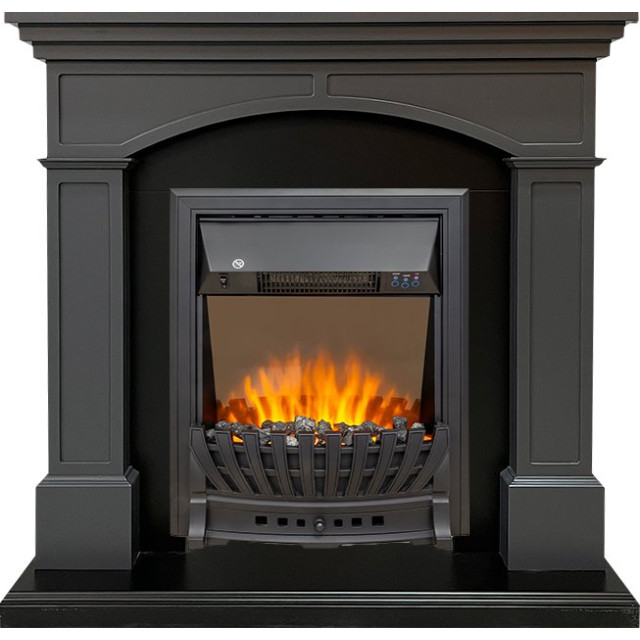 Royal Flame Langford - Серый графит с очагом Aspen Black