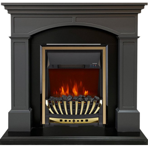 Royal Flame Langford - Серый графит с очагом Aspen Gold