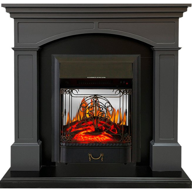 Royal Flame Langford - Серый графит с очагом Majestic FX M Black