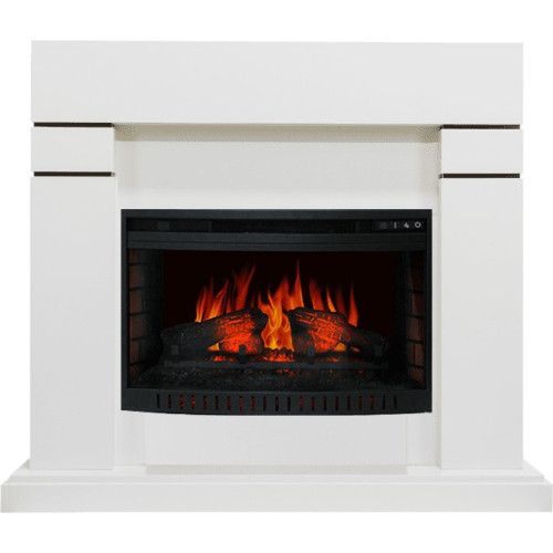 Royal Flame Lindos - Белый (Высота 915 мм) с очагом Dioramic 26 LED FX