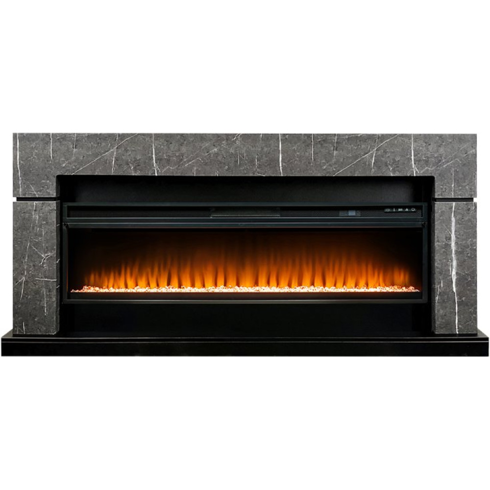 Royal Flame Lindos 60 SFT - Серый мрамор с очагом Vision 60 LED