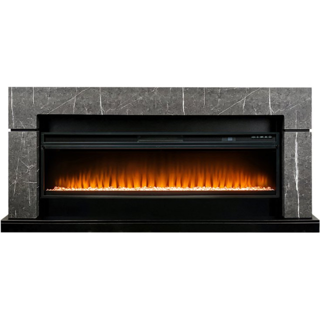 Royal Flame Lindos 60 SFT - Серый мрамор с очагом Vision 60 LED