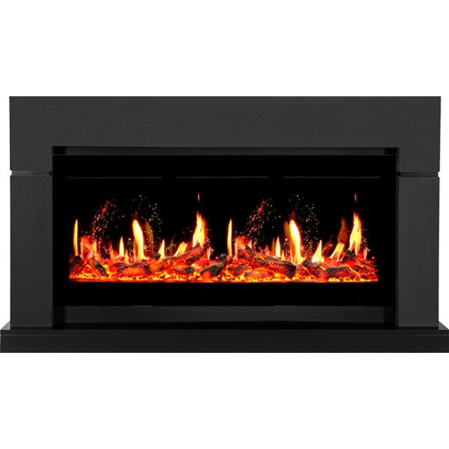 Royal Flame Lindos Graphite Grey (Ширина 1470мм) с очагом 5D V-ART 40