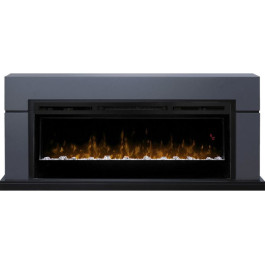 Dimplex Lindos (линейный) - Серый графит с очагом Prism BLF5051