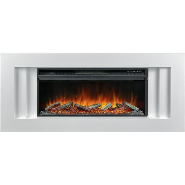 Royal Flame Line 42 - Белый с очагом Vision 42 LOG LED