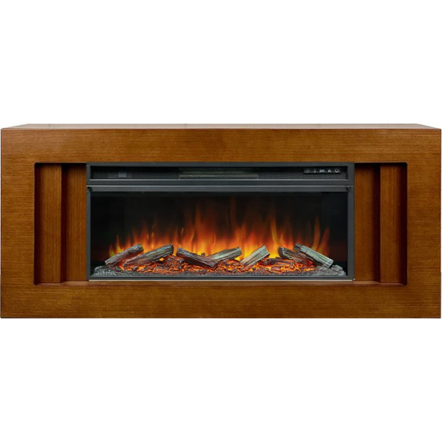 Royal Flame Line 42 - Орех с очагом Vision 42 LOG LED