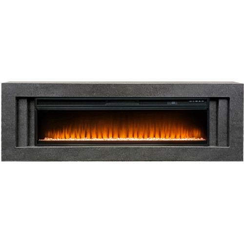 Royal Flame Line 60 Dark Grey - Темный серый с очагом Vision 60 LED