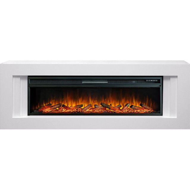 Royal Flame Line 60 SFT - Белый с очагом Vision 60 LOG LED