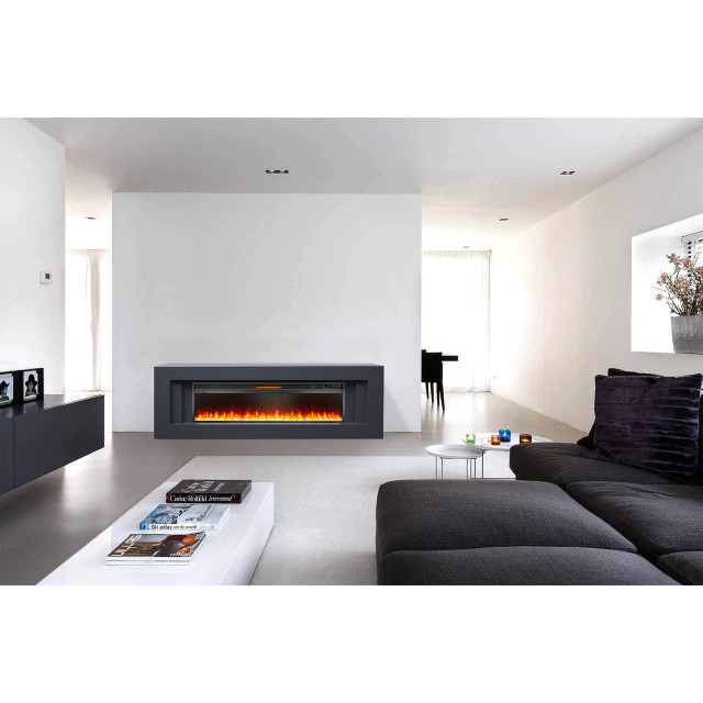 Royal Flame Line 60 SFT White Marble - Белый мрамор