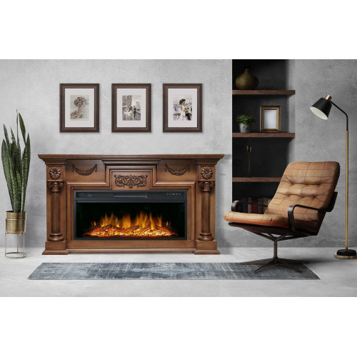 Royal Flame London - Орех с очагом Vision 42 LED