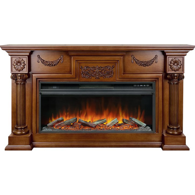 Royal Flame London - Орех с очагом Vision 42 LOG LED