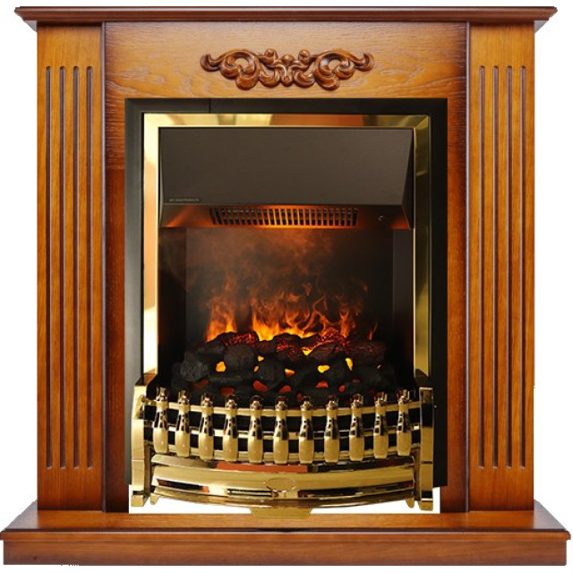 Dimplex Lumsden - Дуб антик с очагом Atherton