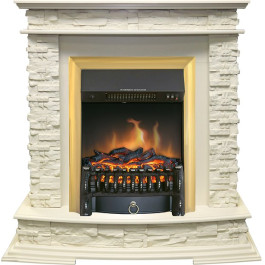 Royal Flame Luzern - Слоновая кость с очагом Fobos FX Brass