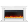 Royal Flame Lyon  - Белый ( Ширина 1440 мм) с очагом Vision 42 LED