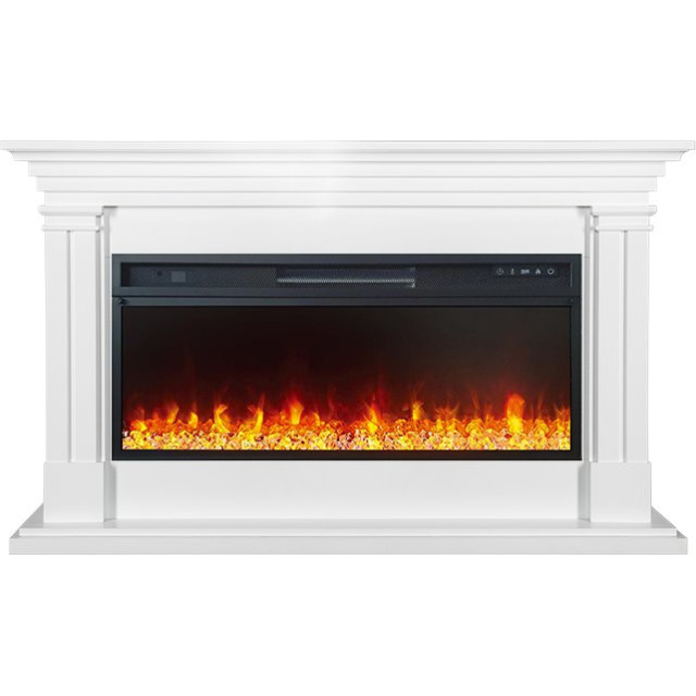 Royal Flame Lyon  - Белый ( Ширина 1440 мм) с очагом Vision 42 LED